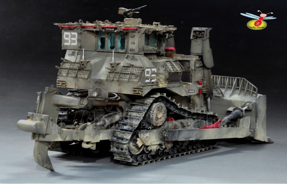 1/35 イスラエル D9R テディベア装甲ブルドーザー 組立塗装済完成品_画像7