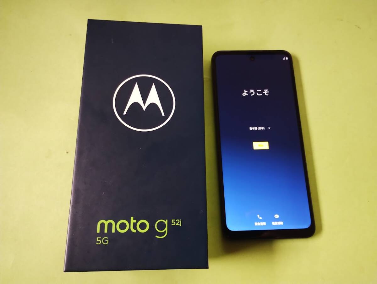  Motorola moto g52j 5G чернила черный первый период .OK немедленная уплата OK