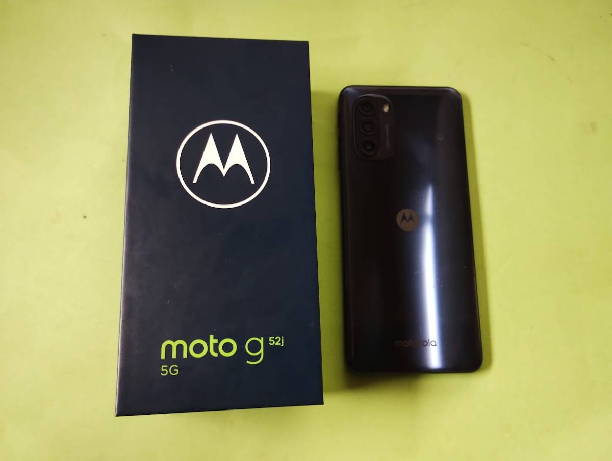  Motorola moto g52j 5G чернила черный первый период .OK немедленная уплата OK