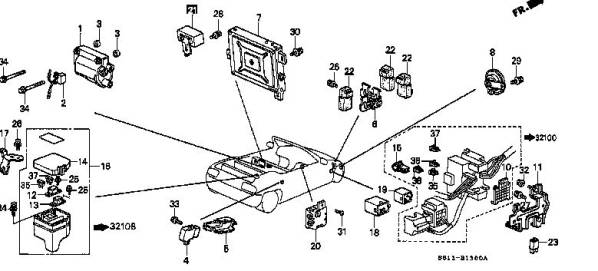 ホンダBEATビートPP1メーンリレーAssy 39400-SS1-003　純正新品_画像2