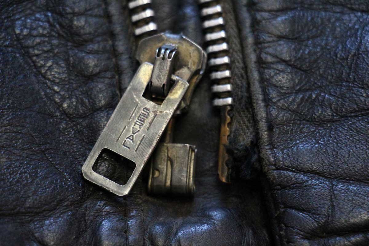 ★70s AMF Harley-Davidson ハーレー ダビッドソン キルティングライナー ダブルライダース レザージャケット 黒 50R★ビンテージ_画像6