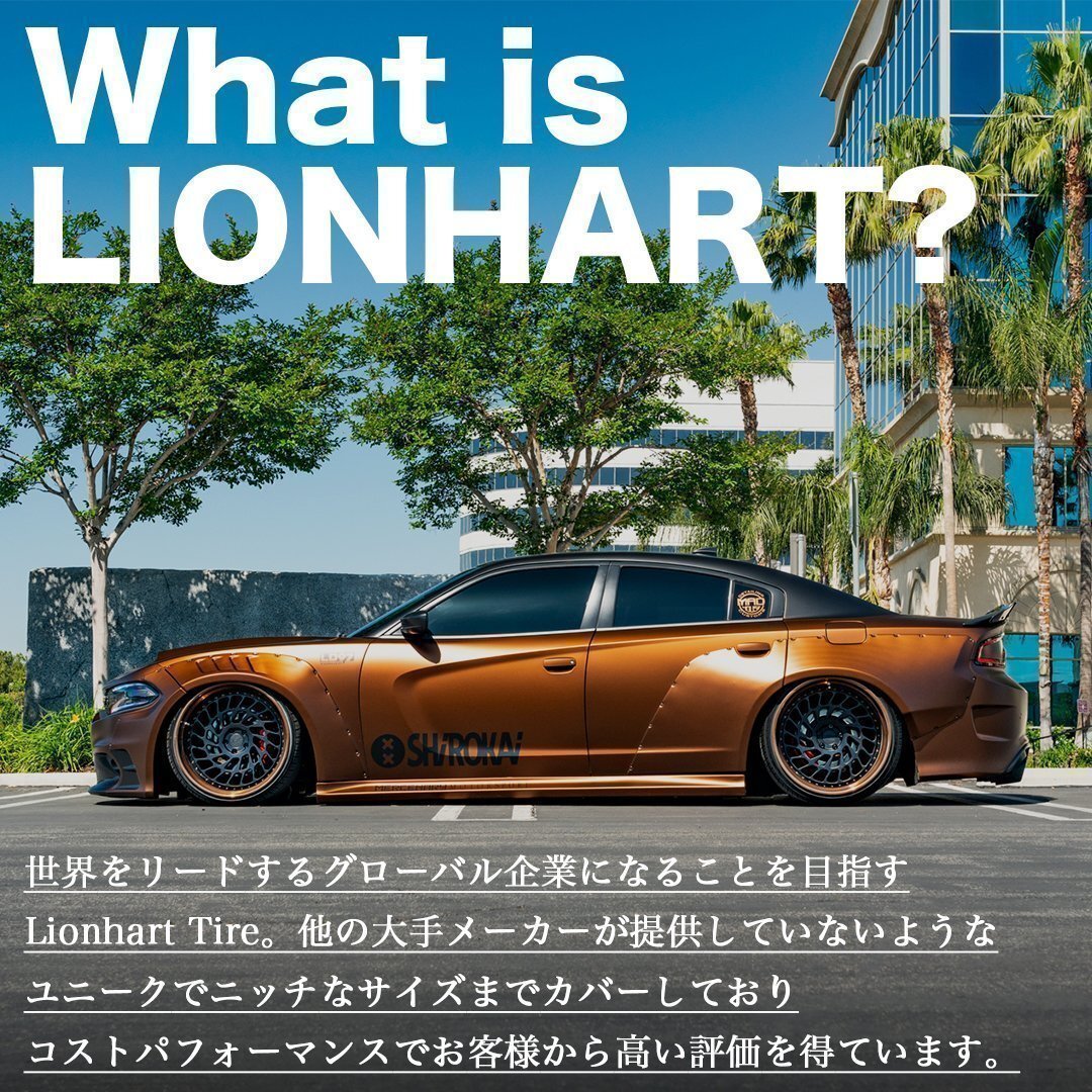 2024年製 LIONHART LH-TEN 305/45R22 305/45-22 118V XL 4本セット ライオンハート LH10 新品 ラジアルタイヤ 回転方向有り 4本SET_画像2