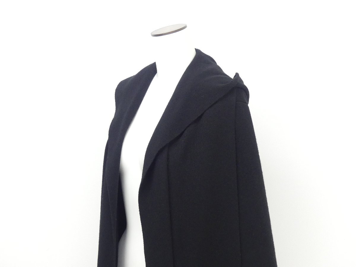 FOXEY ニットカーディガン ハーフムーン F ブラック カシミヤ ニットコート '22年商品 42966