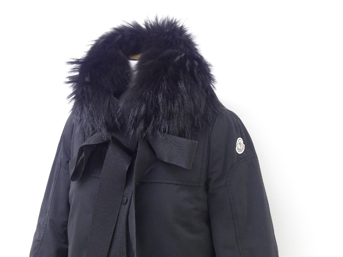 MONCLER S ダウンコート SHIO 00 ブラック sacai
