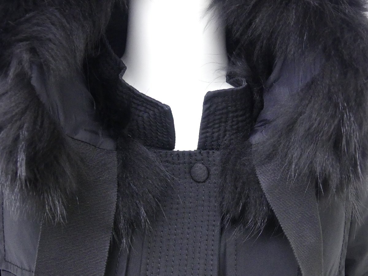 MONCLER S ダウンコート SHIO 00 ブラック sacai