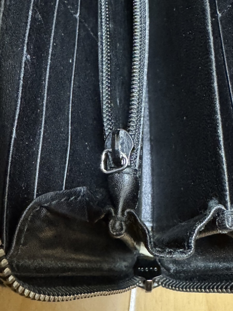 【正規店購入】GUCCI グッチ 長財布 レザー ブラック 財布 ウォレット_画像8