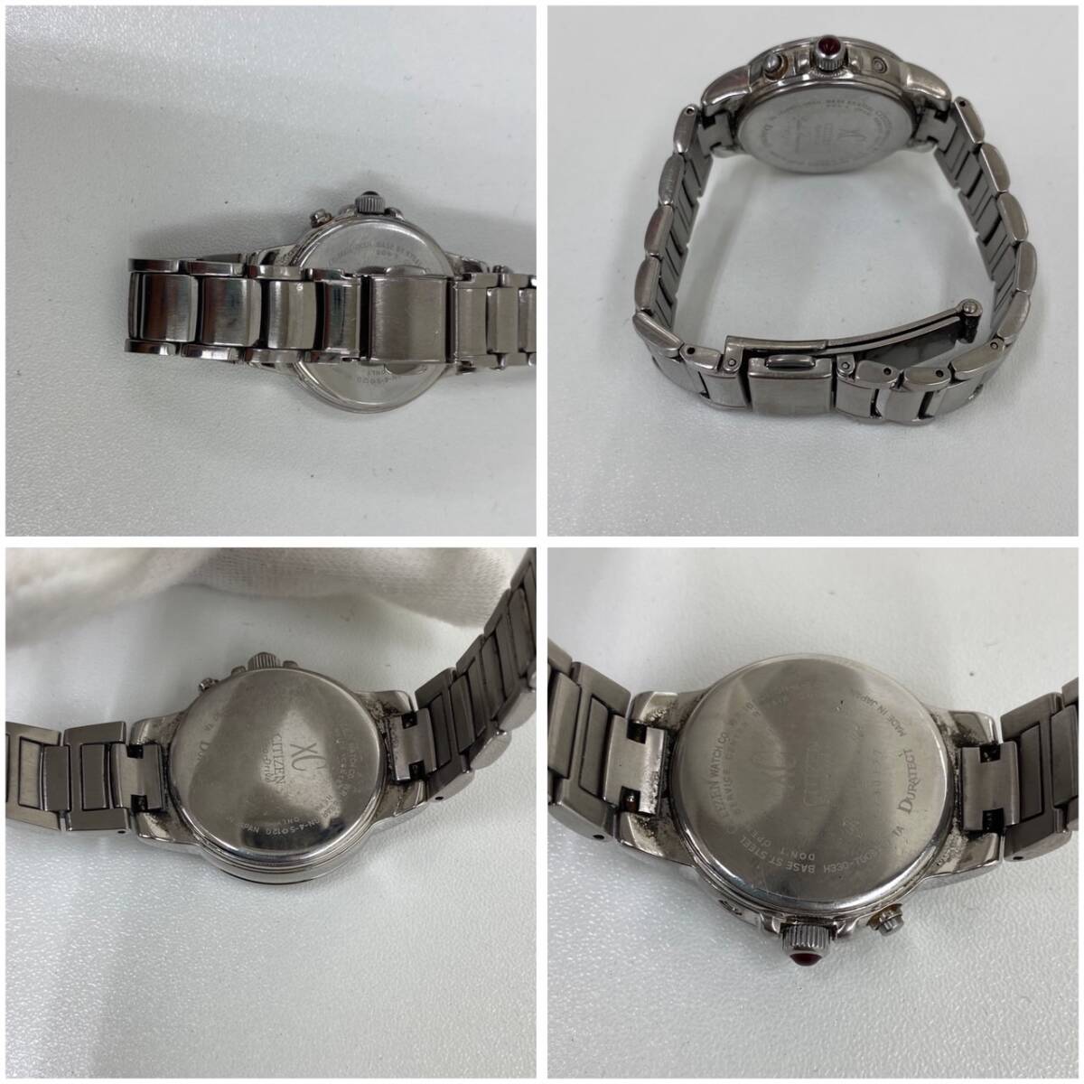 【TG1021】 CITIZEN シチズン Eco-Drive エコドライブ クロスシー XC H330-T009727 不動品 電波ソーラー レディース 腕時計 動作未確認_画像7