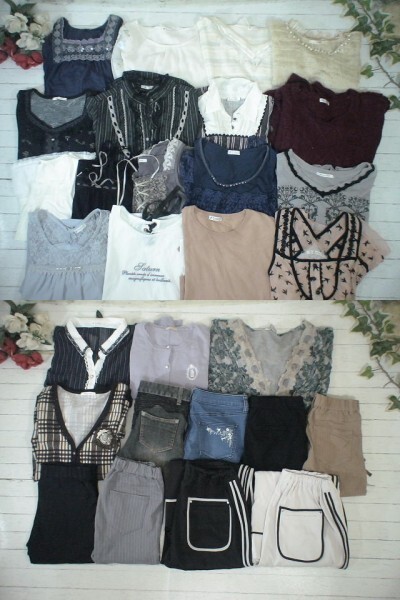 16-5124★M/Lサイズ・ALLアクシ-ズファムのみ★古着アイテム★40着セット★まとめ売り★古着★卸★仕入★洋服_画像2