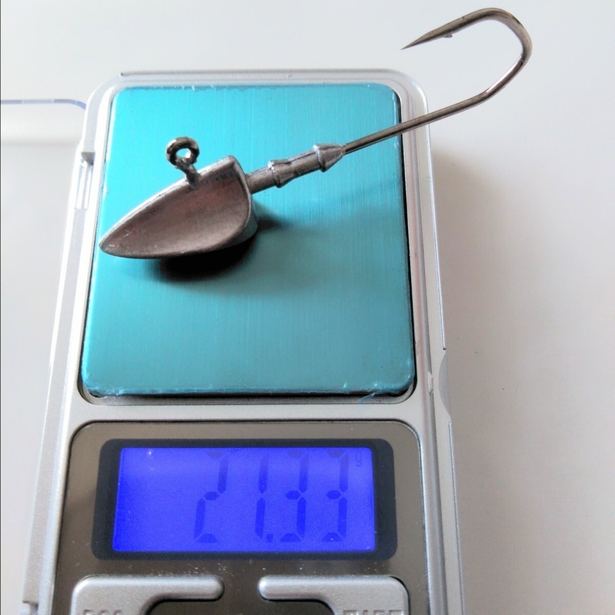 とれたて新鮮！イカワーム10杯+ダートジグヘッド21g、14g各2本セット_画像7