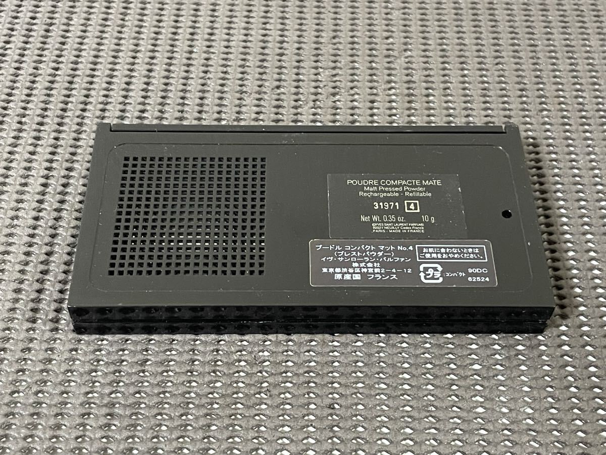 N5J058◆ イヴサンローラン プードル コンパクト マット No.4 プレストパウダー 10g_画像4