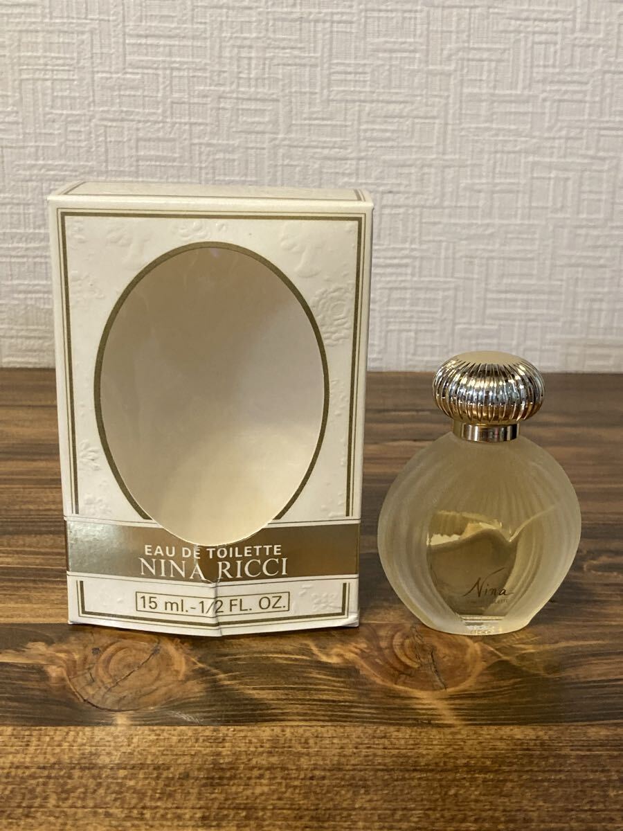 I5J041◆新品同様◆ ニナリッチ NINA RICCI ニナ Nina オードトワレ EDT 香水 15ml_画像1