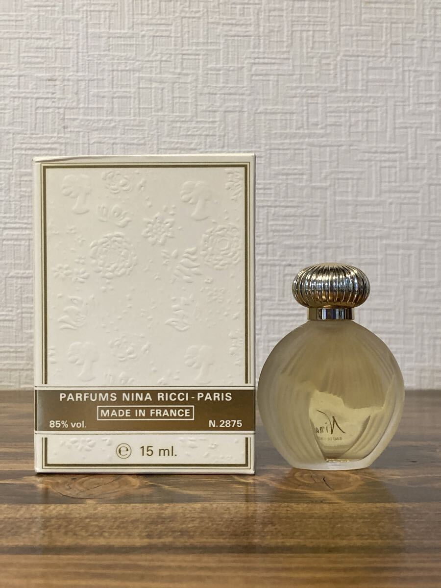 I5J041◆新品同様◆ ニナリッチ NINA RICCI ニナ Nina オードトワレ EDT 香水 15ml_画像3