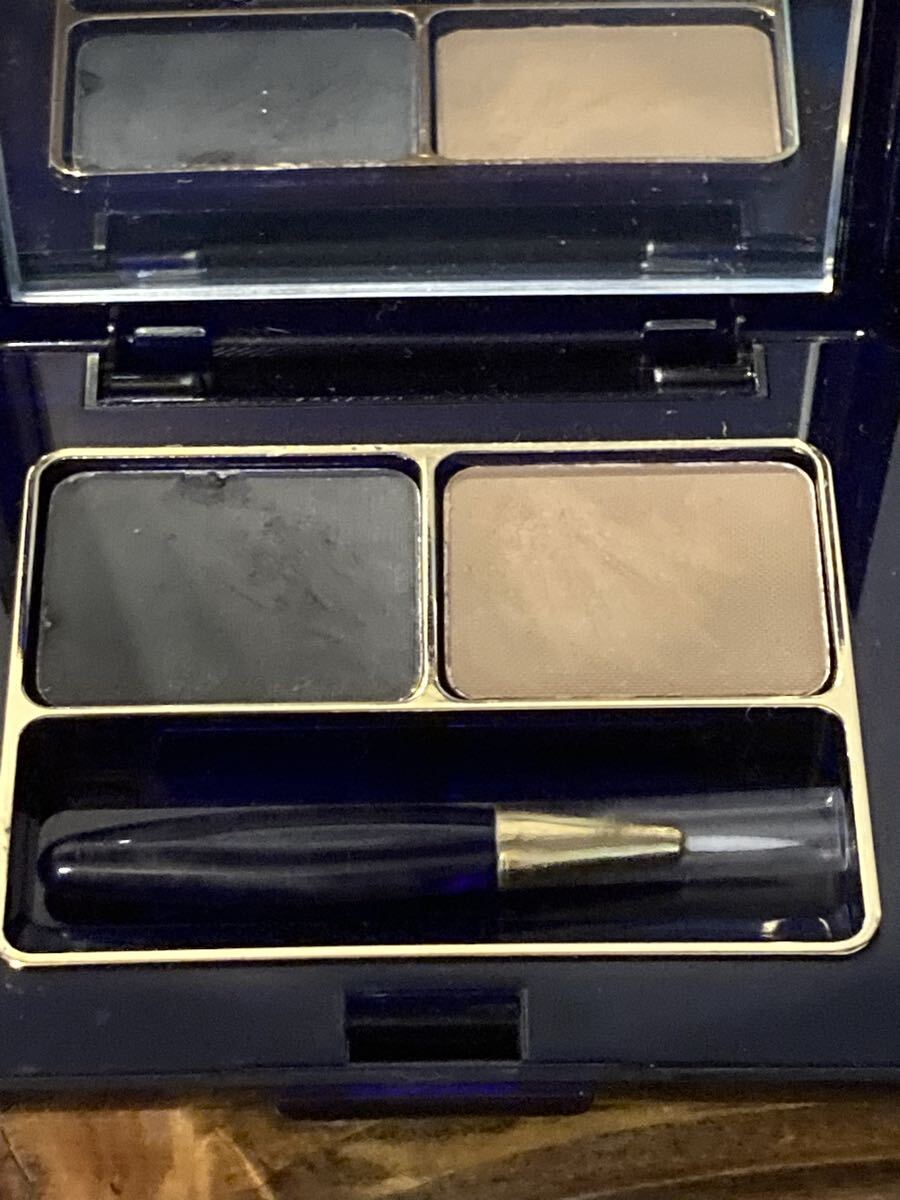 I5J337◆ エスティローダー ESTEE LAUDER トゥー イン ワン アイライナー ブローカラー 01 ブラック ブラウン アイライナー アイブロウ _画像2