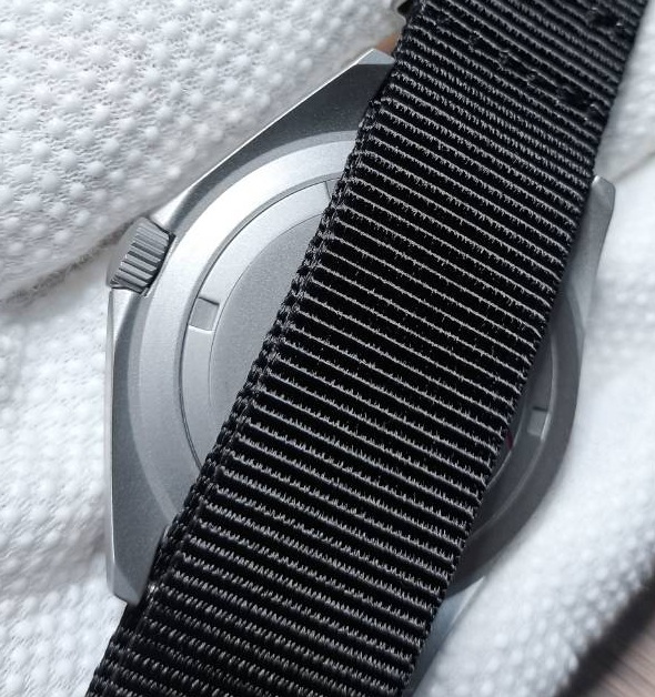 NO LOGO ベンラス タイプ 2 オマージュ ミリタリーウォッチ MIYOTA クォーツ ブラックカラー ウォルサム ドイツ軍 NWC NAVAL WATCH ナバル_画像7