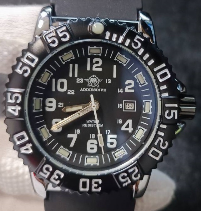 addiesdive ミリタリーウォッチ ルミノックス LUMINOX オマージュ クォーツ タフネス サバゲー 特殊部隊 ネイビーシールズ USエアフォース_画像3