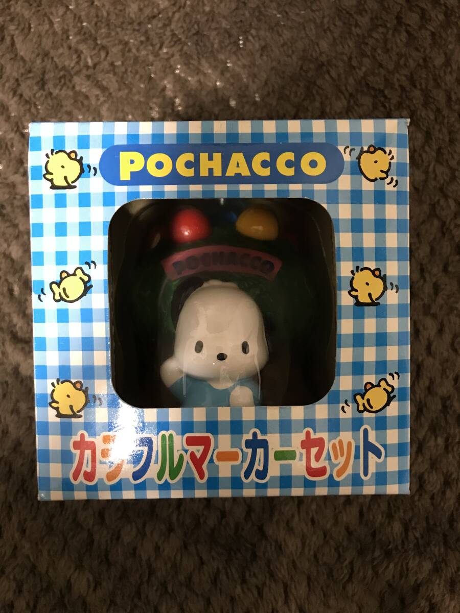 【ポチャッコ】　ポチャッコ　サンリオ　レトロ　レア　カラフルマーカーセット　フィギュア_画像1