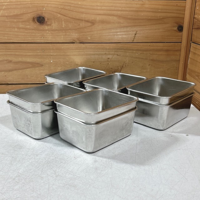 【中古】Clover/クローバー 業務用 調理器具 18-8 ステンレス 0号バット W135×D105×H60mm 10点セット(蓋なし)_画像1