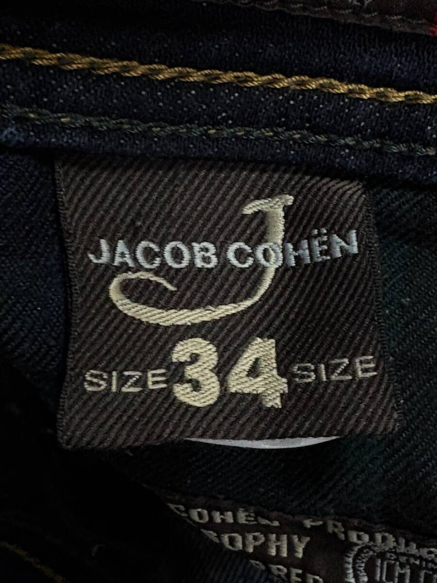 ※JACOB COHEN ヤコブコーエン PW622 OT:43562 ストレッチデニムパンツ インディゴ イタリア製 34 BJBE.AJ_画像8