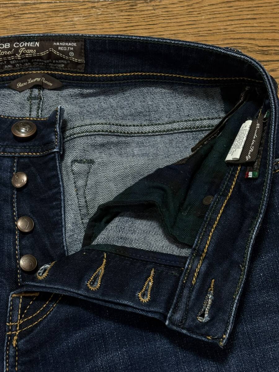 ※JACOB COHEN ヤコブコーエン PW622 OT:43562 ストレッチデニムパンツ インディゴ イタリア製 34 BJBE.AJ_画像6