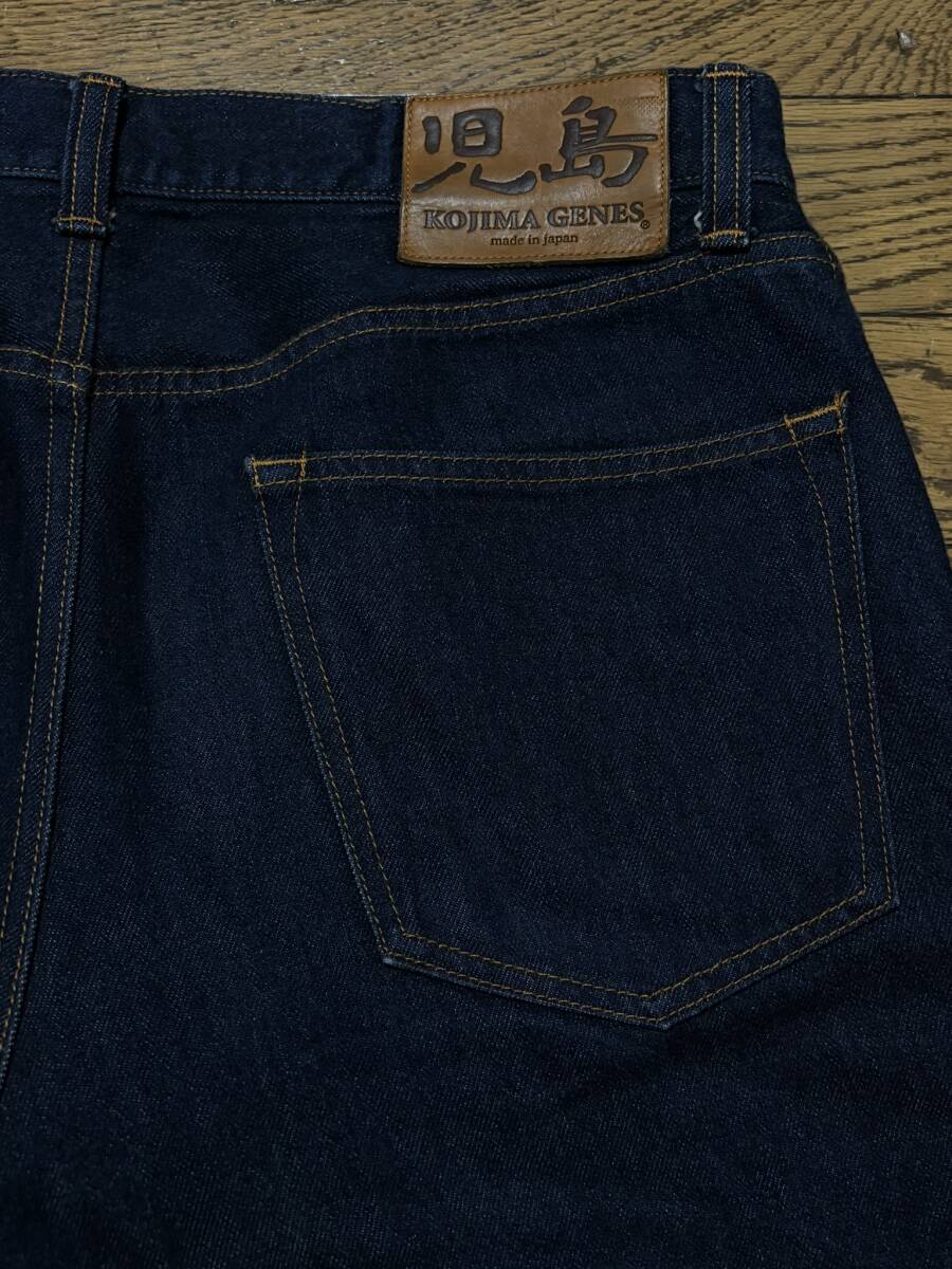 ※児島ジーンズ KOJIMA GENES ダブルニーデニムパンツ 濃紺 日本製 大きいサイズ 36 BJBE.AJ_画像5