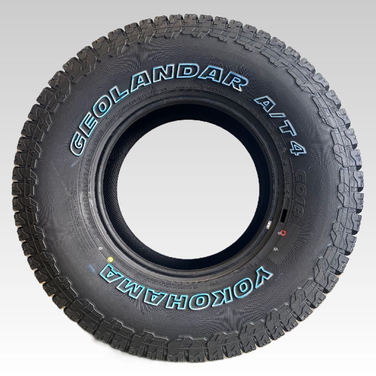 即納 2024年製以降 新品 ヨコハマ GEOLANDAR A/T4 G018 LT285/75R16 126/123S 4本 285/75-16 OWL ジオランダー 最短翌日発送 国内正規品_画像2