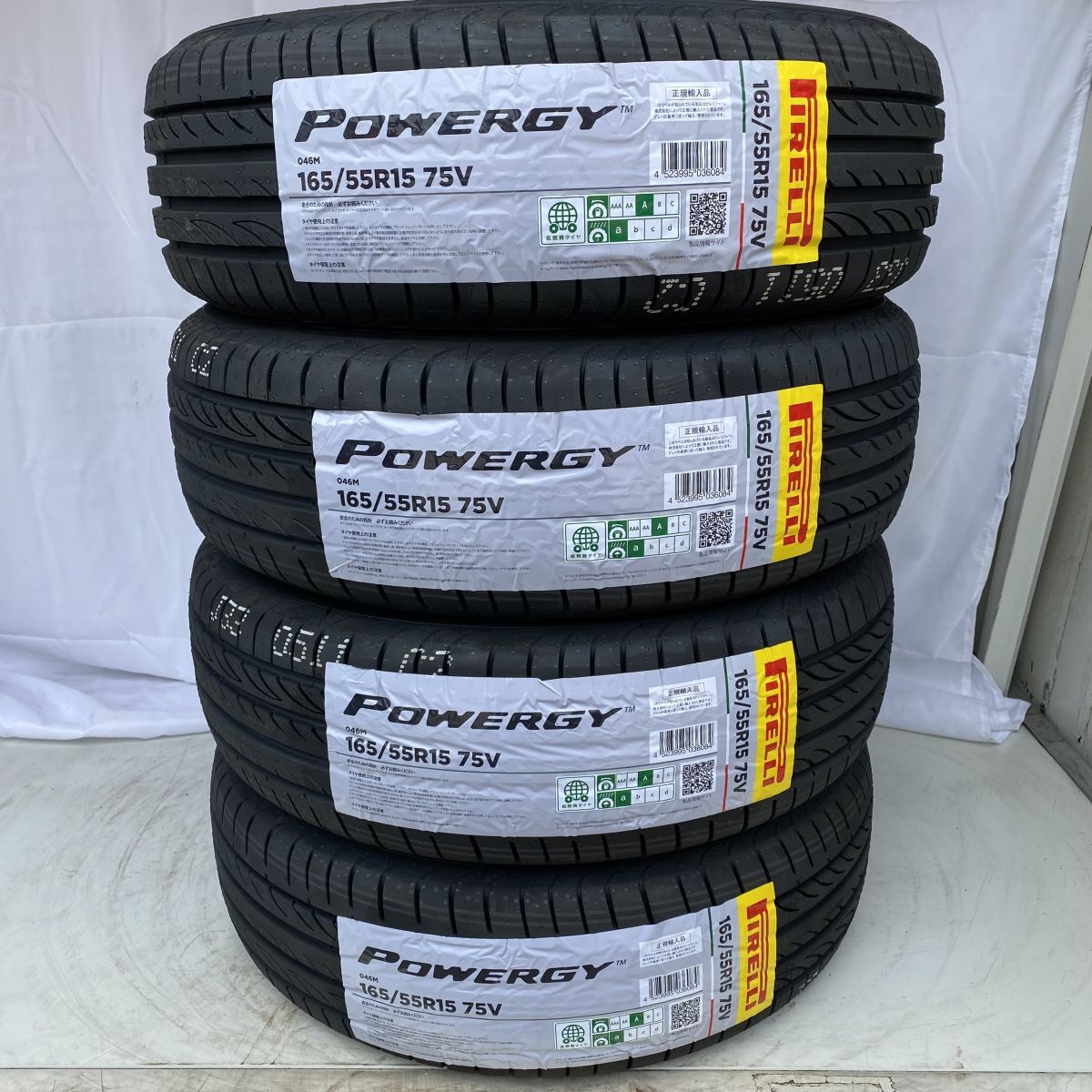 即納 最短翌日スピード発送 2025年製 新品 ピレリ POWERGY パワジー 165/55R15 4本 165/55-15 個人宅OK 正規輸入品 4本送料込32000円～_画像1