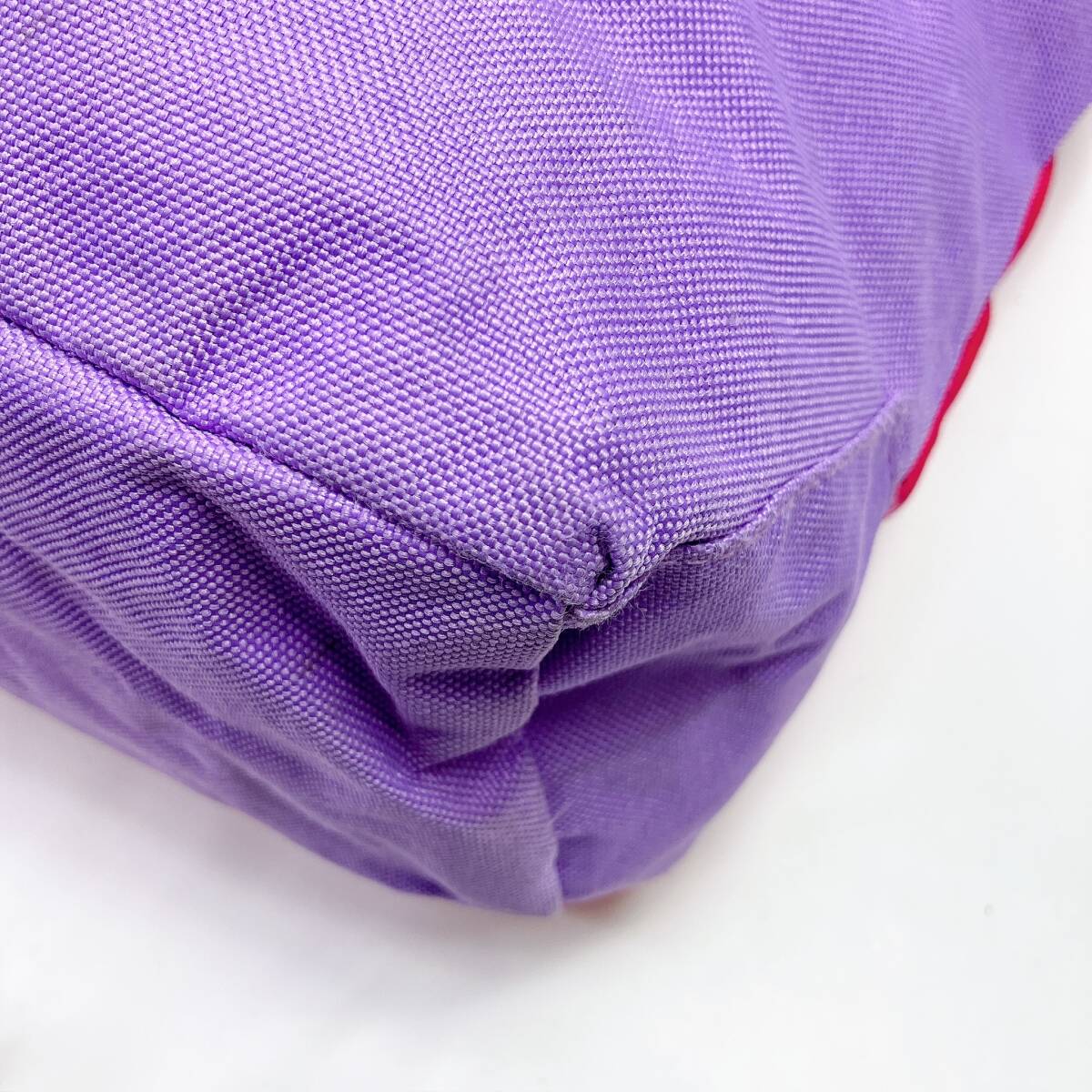 D1867◯ O‘NEILL オニール ハンドバッグ トートバッグ キャンバス 紫 パープル ライトブルー 水色 赤 レッド オレンジ レディース_画像4