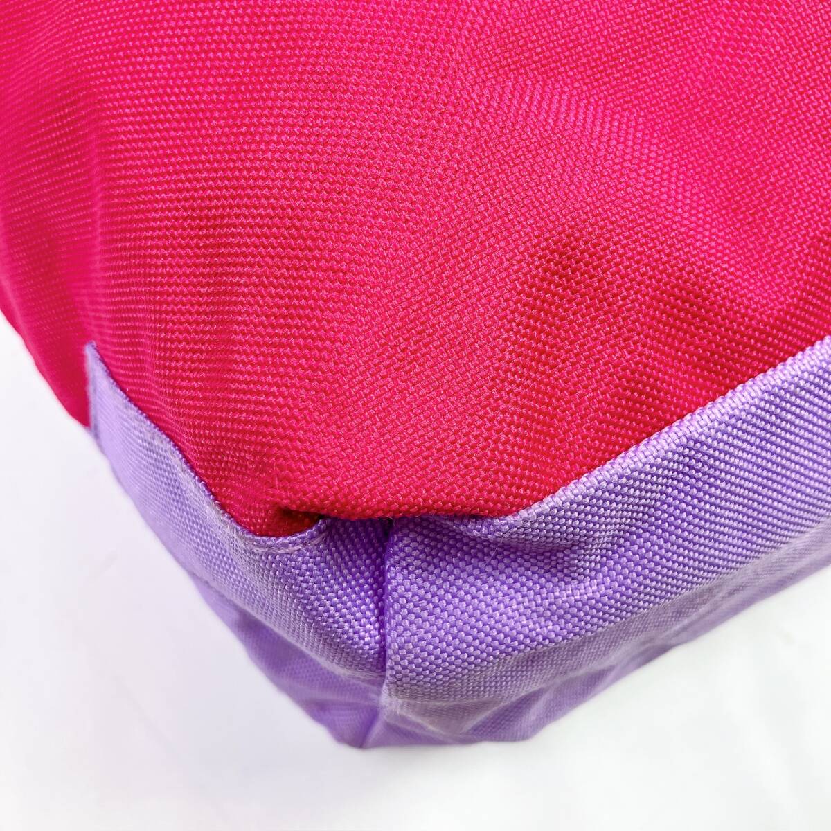 D1867◯ O‘NEILL オニール ハンドバッグ トートバッグ キャンバス 紫 パープル ライトブルー 水色 赤 レッド オレンジ レディース_画像6