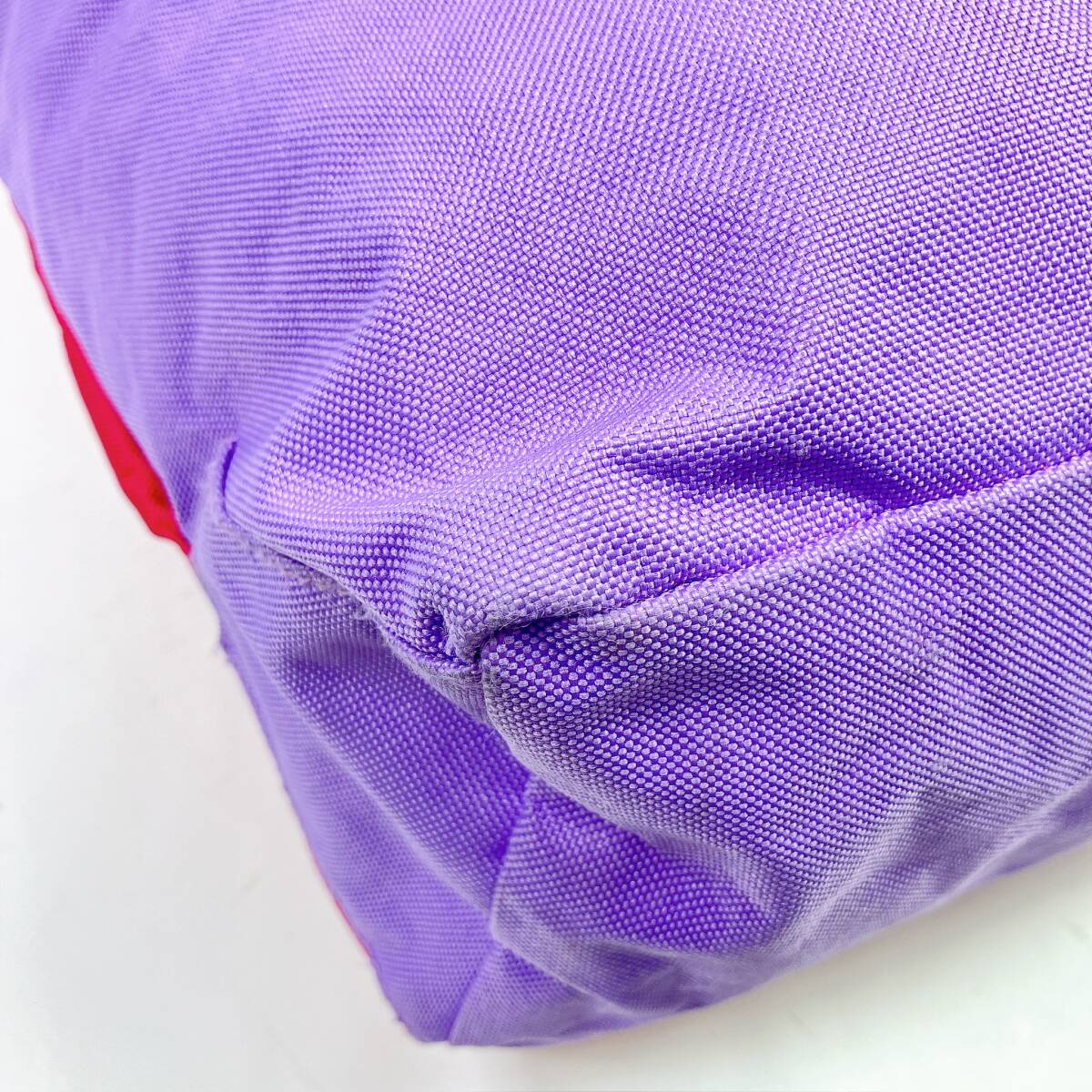 D1867◯ O‘NEILL オニール ハンドバッグ トートバッグ キャンバス 紫 パープル ライトブルー 水色 赤 レッド オレンジ レディース_画像3