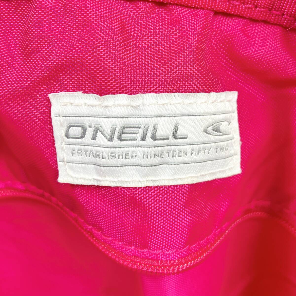 D1867◯ O‘NEILL オニール ハンドバッグ トートバッグ キャンバス 紫 パープル ライトブルー 水色 赤 レッド オレンジ レディース_画像9