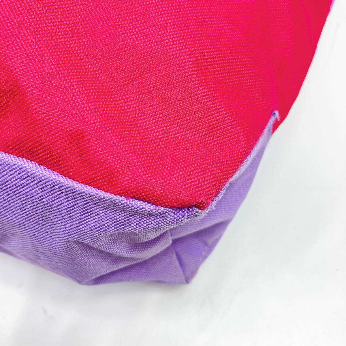 D1867◯ O‘NEILL オニール ハンドバッグ トートバッグ キャンバス 紫 パープル ライトブルー 水色 赤 レッド オレンジ レディース_画像5