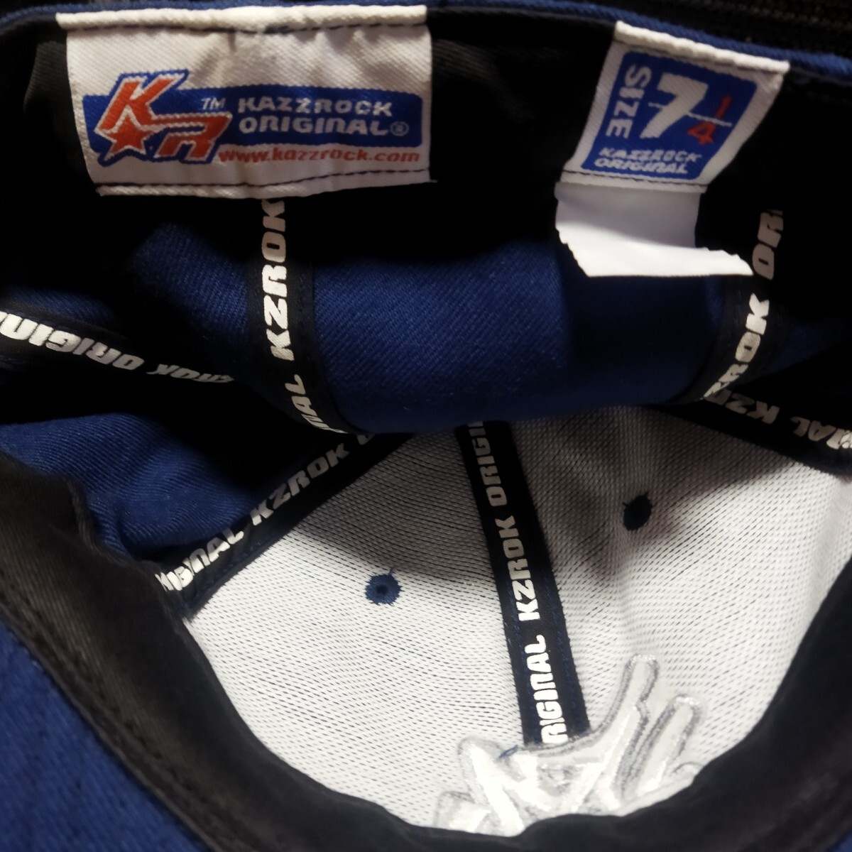 KAZZROCK カズロック ORIGINAL グラフィティロゴ ベースボールキャップ サイズ 7 1/4 /90's 古着 ビンテージ_画像3
