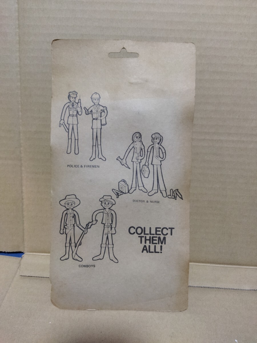 レトロ ヴィンテージ Bendable People お医者さん フィギュア 全長約23cm_画像2