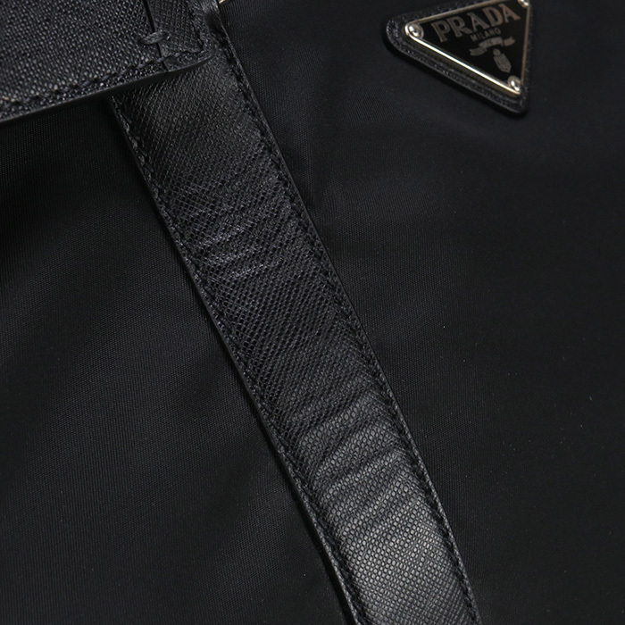 中古良品 PRADA プラダ ブリーフケース VA0702 ビジネスバッグ メンズ ブラック_画像5