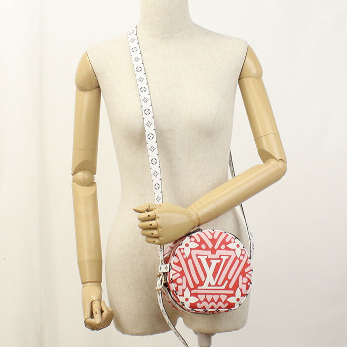 中古良品 LOUIS VUITTON ルイヴィトン ショルダーバッグ N45364 ボワットシャポースープル LVクラフティ_画像7