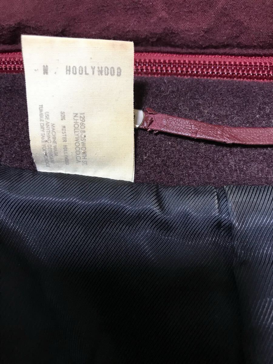 【即決】【フード取外し可能】 n.hoolywood ミスターハリウッド エヌハリウッド PEA COAT 金ボタン Pコート ピーコート 即決早い者勝ち_画像6