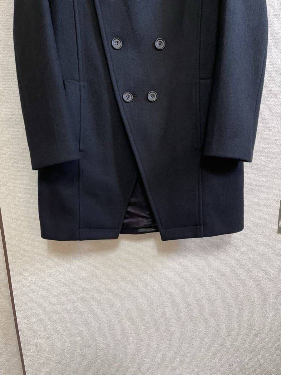 【即決】【良品】 ATO アトウ MELTON HOODED COAT メルトンフーデッドコート BLACK 46 ブラック 黒色 即決早い者勝ち_画像4
