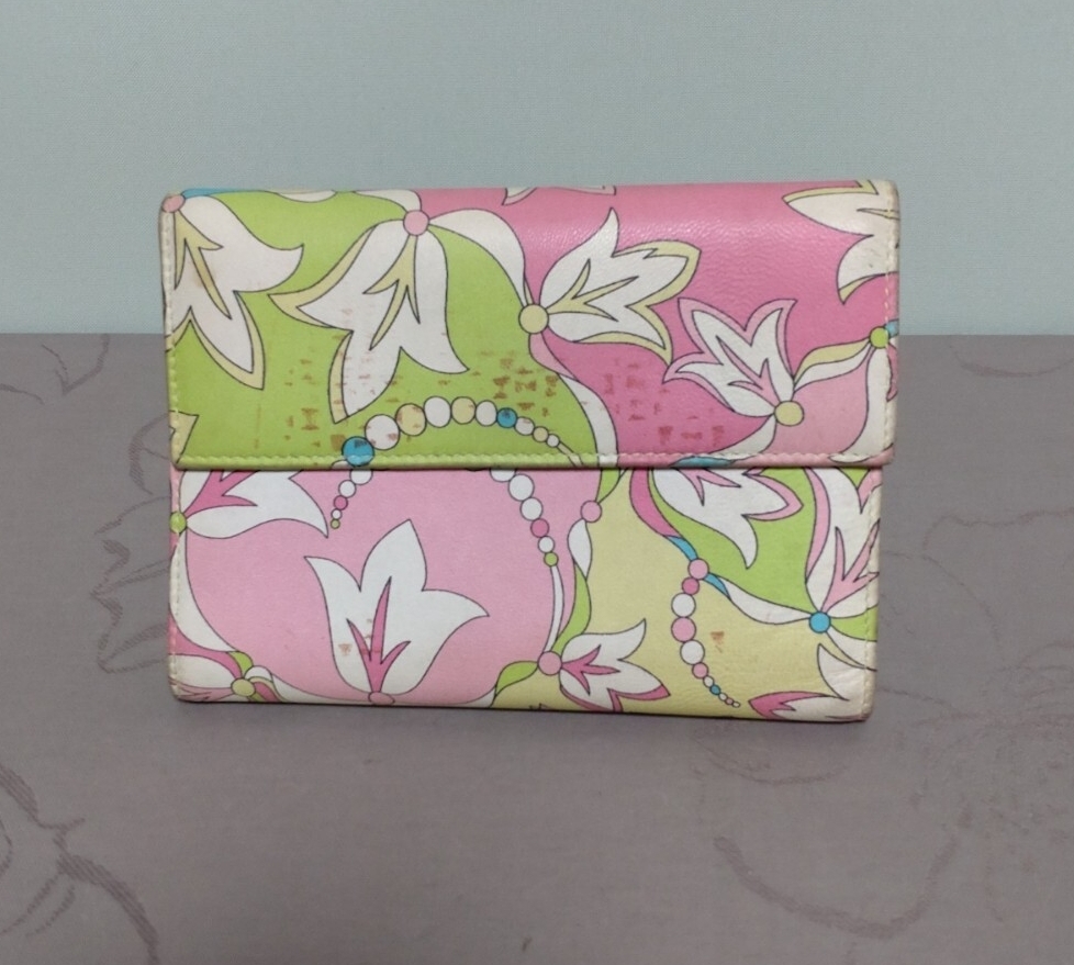 ★★エミリオ・プッチ『EMILIOPUCCI』《2つ折り財布》☆USED品☆ ★★_画像1