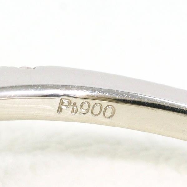 PT900 リング 指輪 13号 アレキサンドライト 0.07 ダイヤ 0.22 総重量約2.3g 中古 美品 送料無料☆0315_画像4