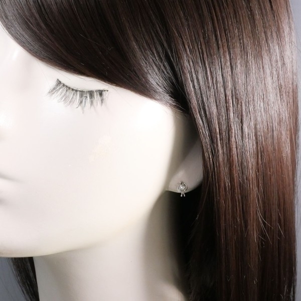 K14WG ピアス パール（真珠） 総重量約0.4g 中古 美品 送料無料☆0315_画像3