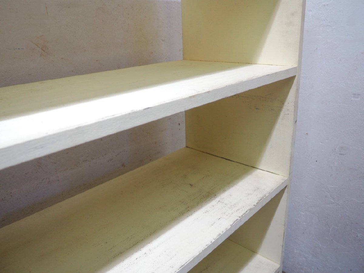 ta груз U0270*H136,5cm×W160cm* симпатичный краска. большой из дерева дисплей подставка * большой полка витрины экспонирование полки книжный шкаф retro Vintage U(yaE) блок 