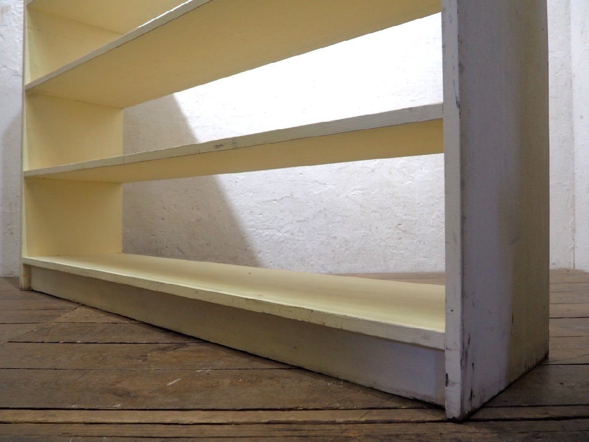 ta груз U0270*H136,5cm×W160cm* симпатичный краска. большой из дерева дисплей подставка * большой полка витрины экспонирование полки книжный шкаф retro Vintage U(yaE) блок 