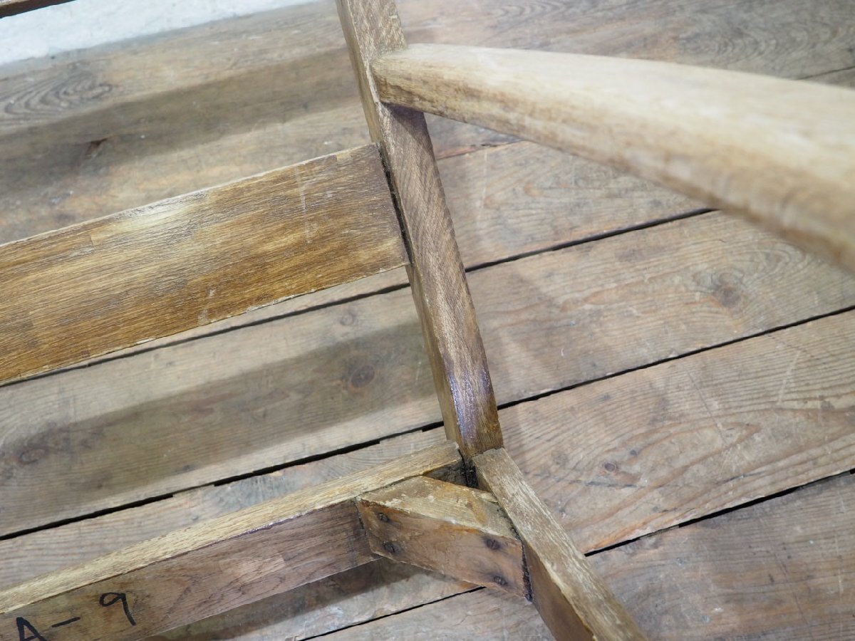 taU0084*④ Vintage * ретро старый из дерева стул. только рама * стул стул диван переделка DIY Cafe living интерьер Q двор 
