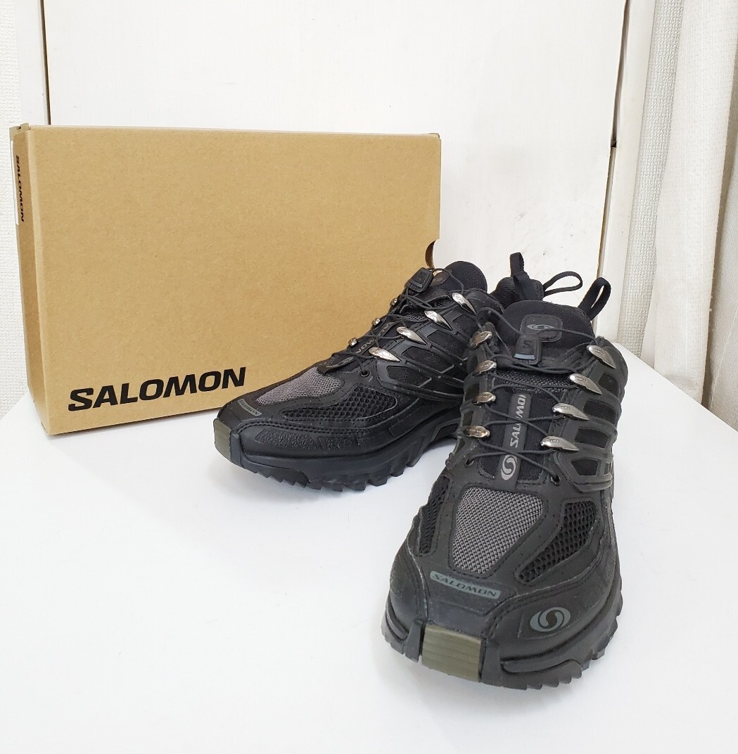 使用少なめ SALOMON サロモン ACS PRO L47179800 サイズ:28.0cm ブラック 黒 スニーカー メッシュ 471798の画像1