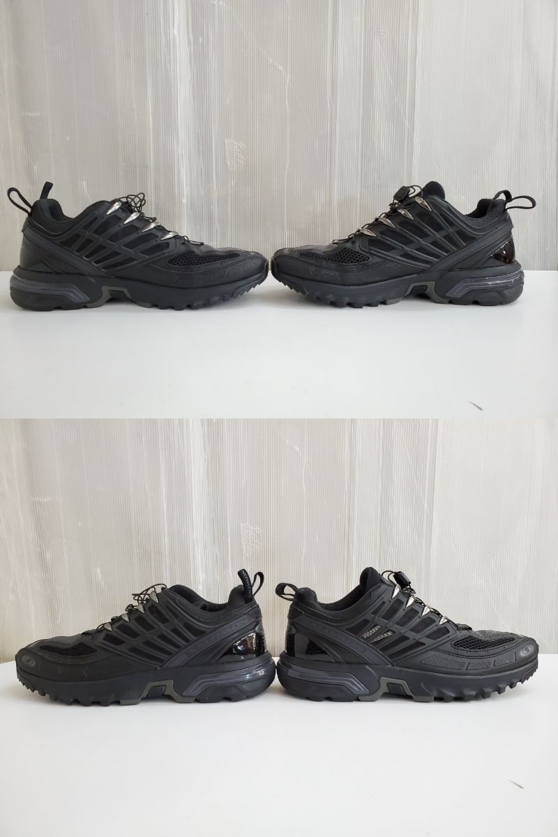 使用少なめ SALOMON サロモン ACS PRO L47179800 サイズ:28.0cm ブラック 黒 スニーカー メッシュ 471798の画像5