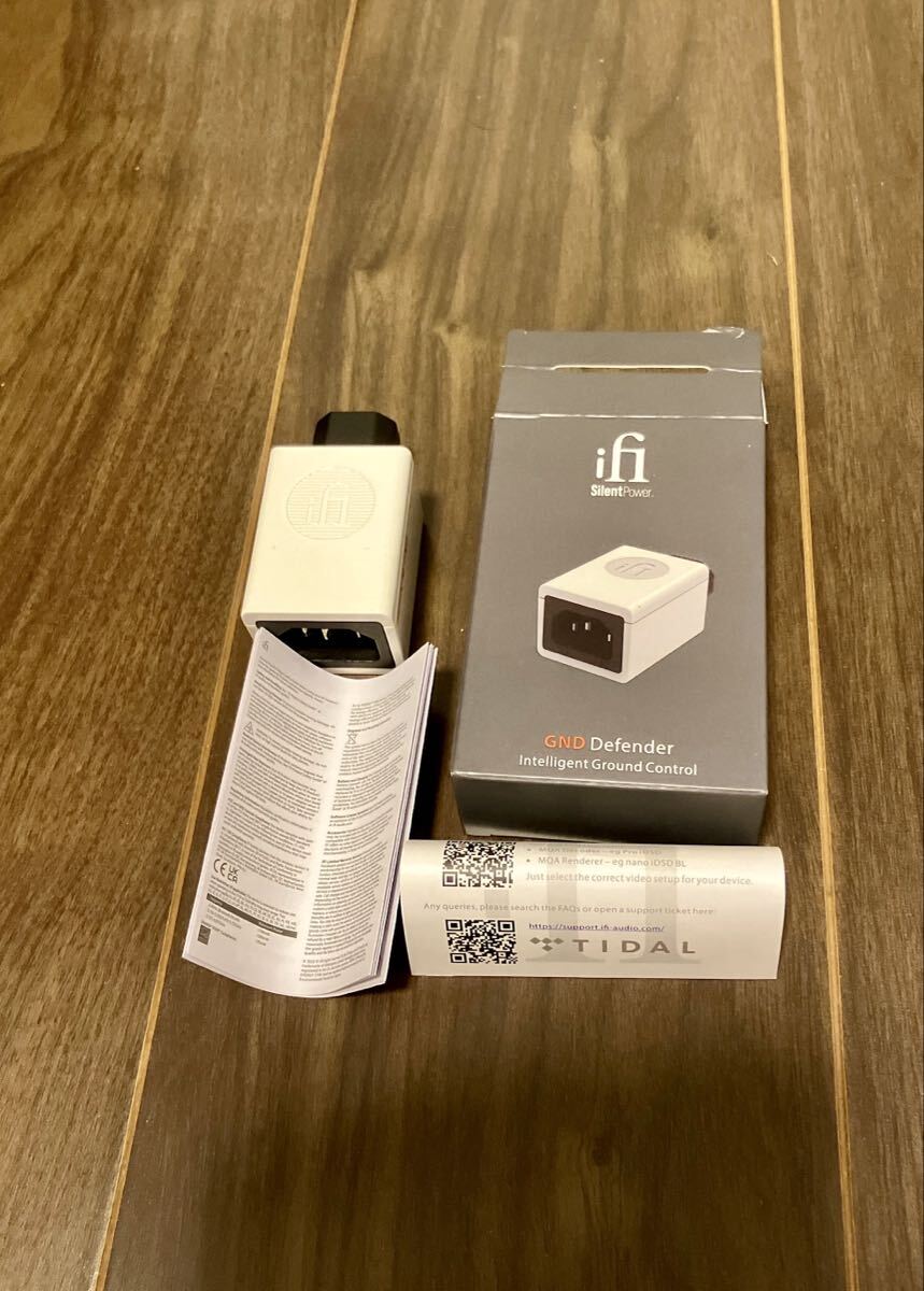 iFi-Audio アイファイオーディオ インレット挿込型 アース切断アイテム GND Defender(1個)_画像1