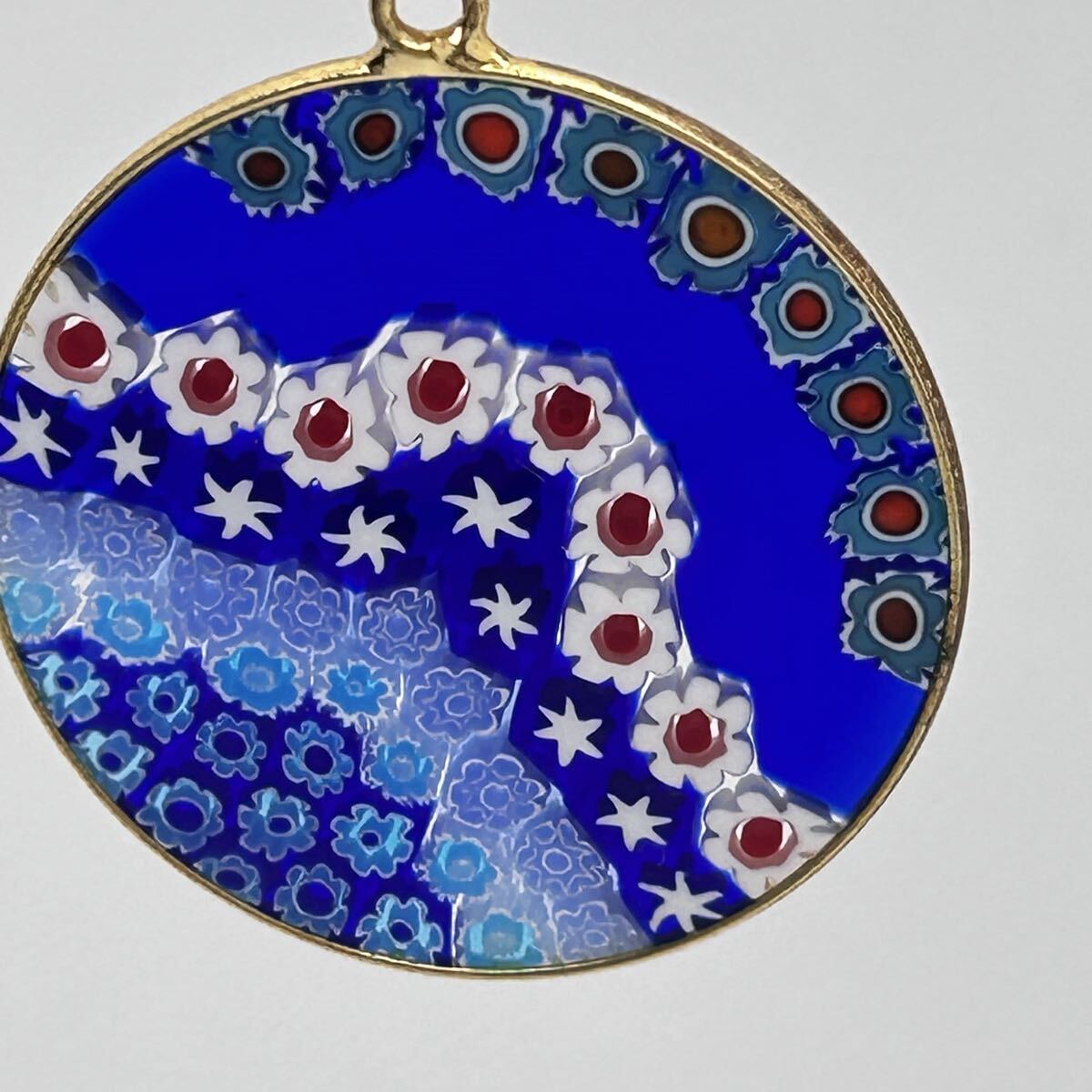 【美品】ANTICA MURRINA (アンティカ・ムリーナ) ベネチアンガラスのネックレス ヴィンテージ Y2K ベネチアン ブルー_画像7