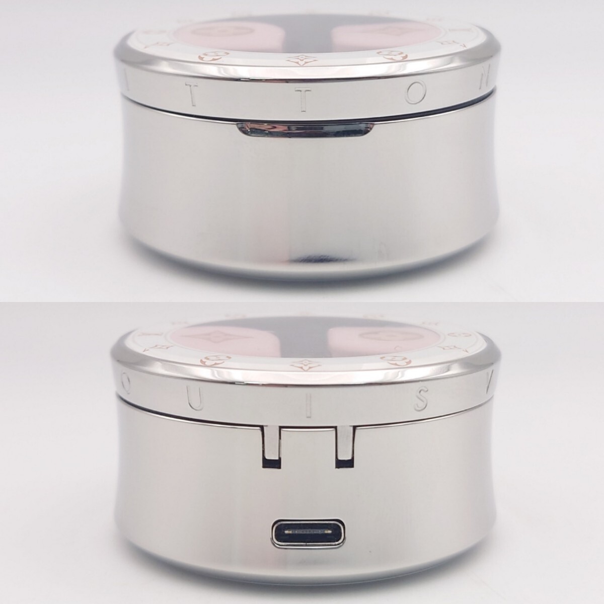 【SR-943】 美品 LOUIS VUITTON QAB150 ルイ ヴィトン ホライゾン ワイヤレス イヤホン ピンク系 モノグラム 動作OK_画像3