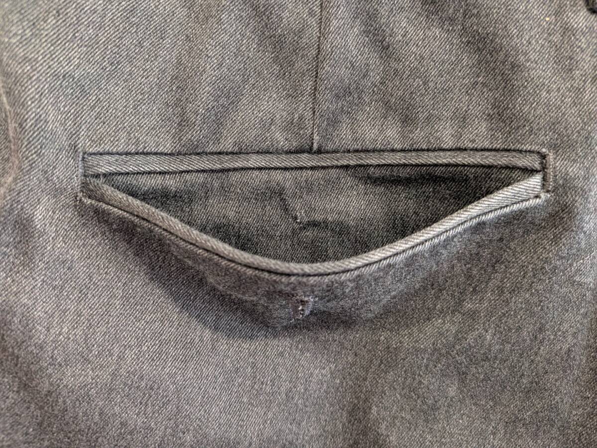 中古 UNDERCOVER PANTS GREY UCQ4516-2 [サイズ2] /アンダーカバー/クロップド テーパード パンツ/スラックス/スキニー/グレー/ブラック_画像5