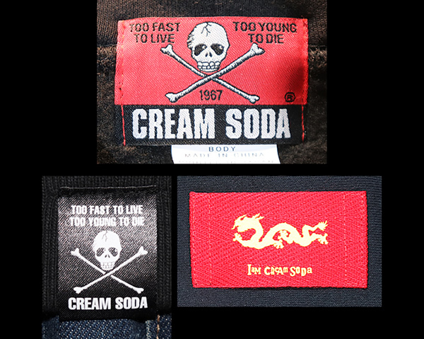 M/ CREAM SODA クリームソーダ カクドクロジップパーカー BLACK PD25SP-02BLACK ロカビリー ロックンロール　原宿キャットストリート_画像9